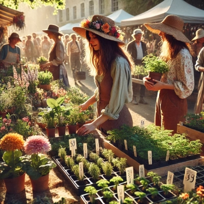 Plantjes-ruil markt Groei en Bloei Liemers 