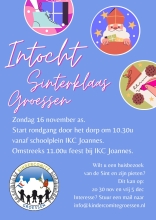 Intocht Sinterklaas Groessen