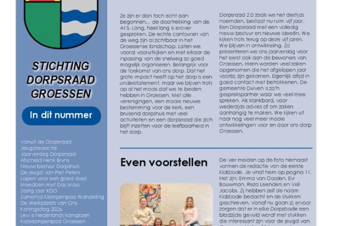 Dorpsbode maart/april 2026